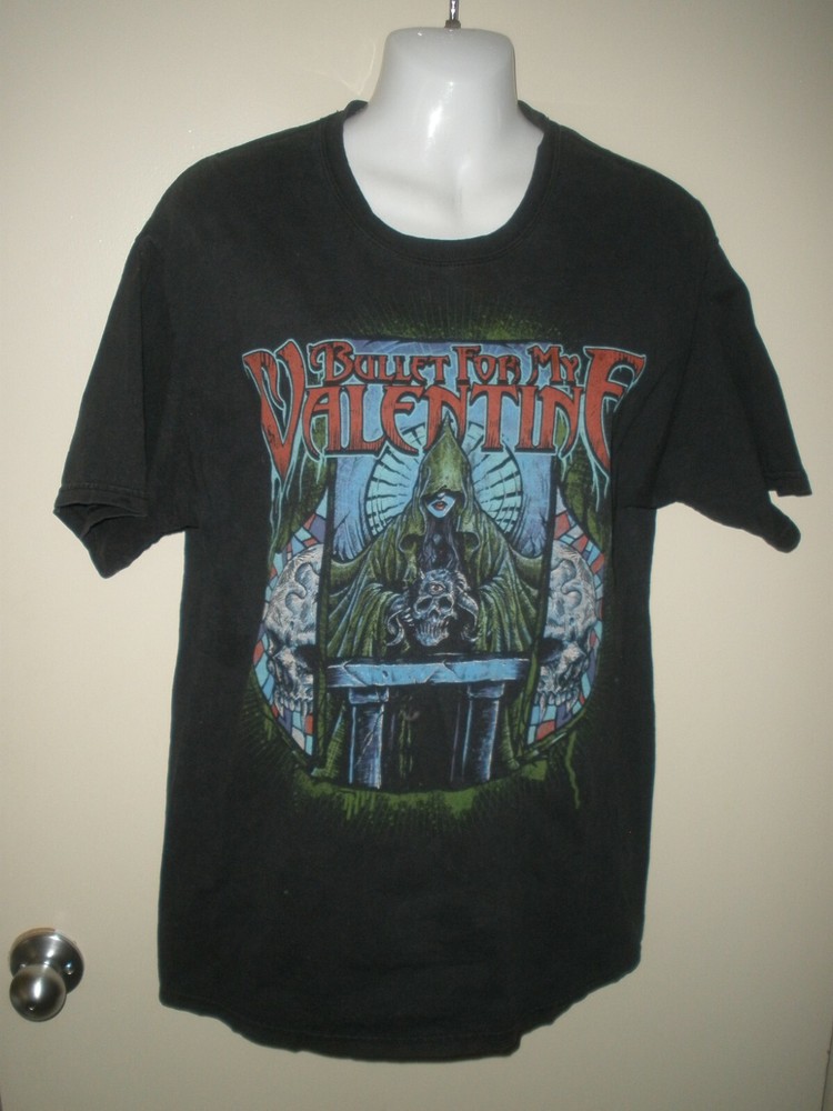 #388 Vintage Bullet For My Valentine Gothic Witch Welsh Heavy Metal Band M