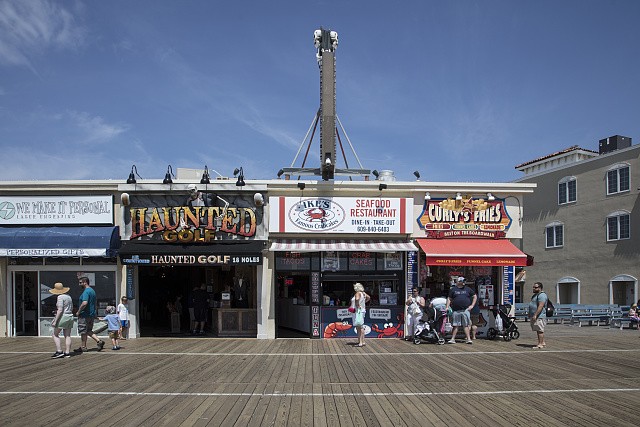 Photo:Ocean City New Jersey 2017 Boardwalk Haunted Golf Seafood Restaurant