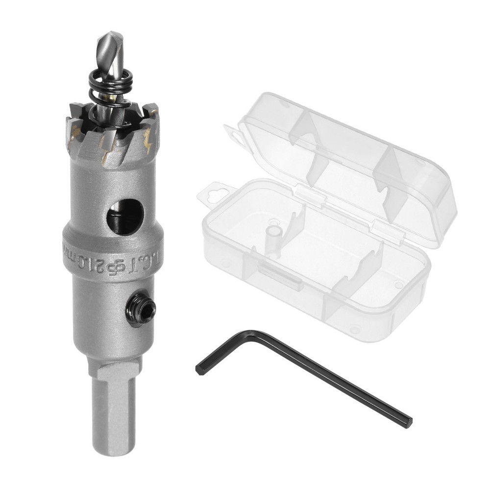 Carbide Hole Saw Cutter Drilling Bit for High Alloy Steel, Aluminum, Plastic