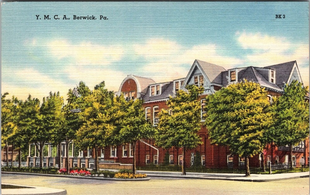 Berwick PA-Pennsylvania, YMCA, Exterior, Vintage Postcard