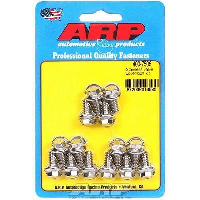 Arp 400-7506, Set of 14 Polished Stainless Steel S/S Valve Cover Bolt Kit 1/4In-