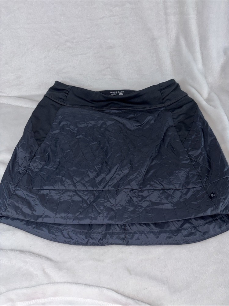 Mountain Hardwear Womens Trekkin Insulated Mini Skirt Black Medium Gorpcore EUC