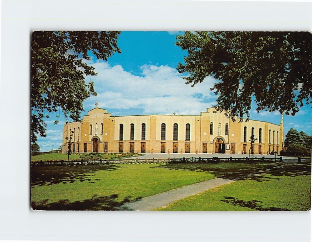 Postcard Shrine of the North American Martyrs Auriesville NY USA