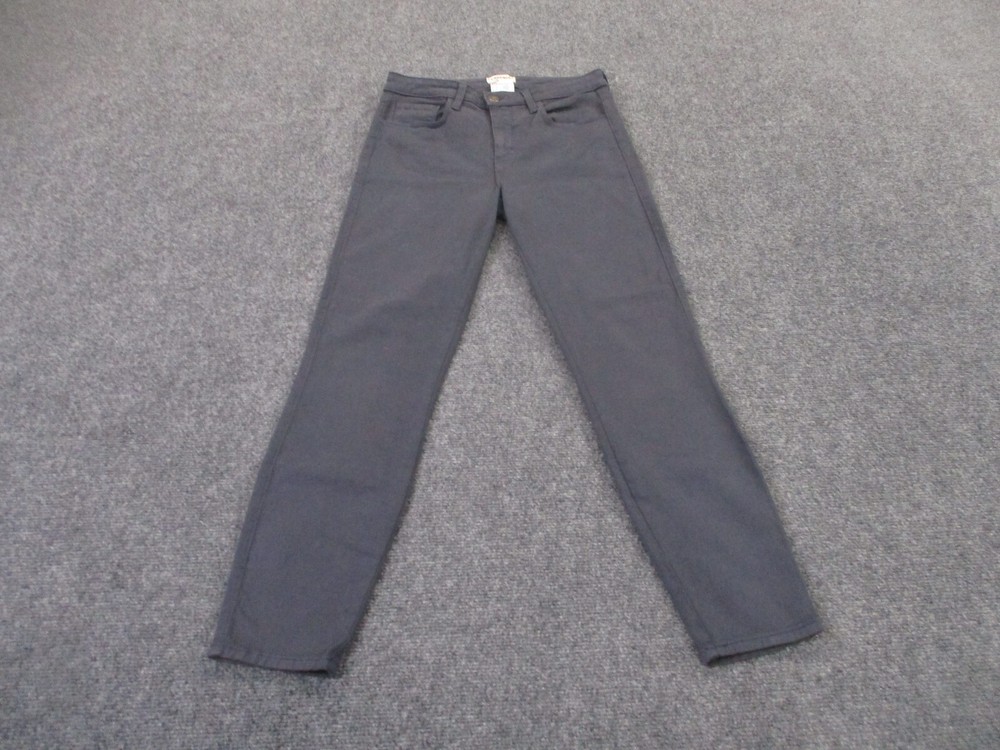 L'agence Pants Womens 27 Gray Straight Leg Stretch Classic Casual Jean Skinny