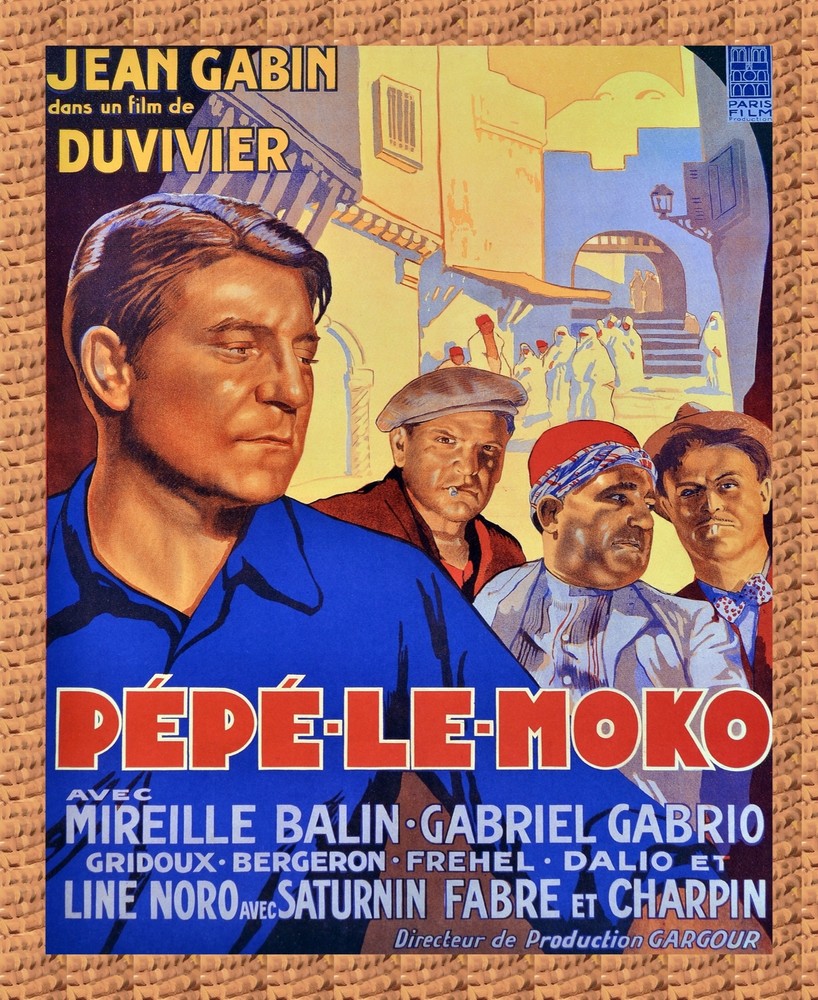 8580.Decoration movie Poster.Home Room wall art design.Pepe Le Moko.French film