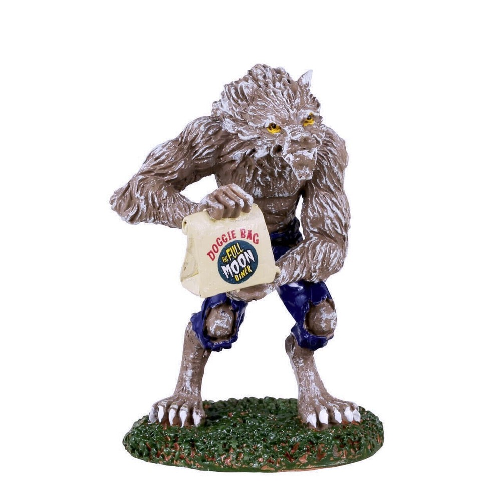 2023 Lemax Spooky Town Wolfie Eats Out Halloween Decor