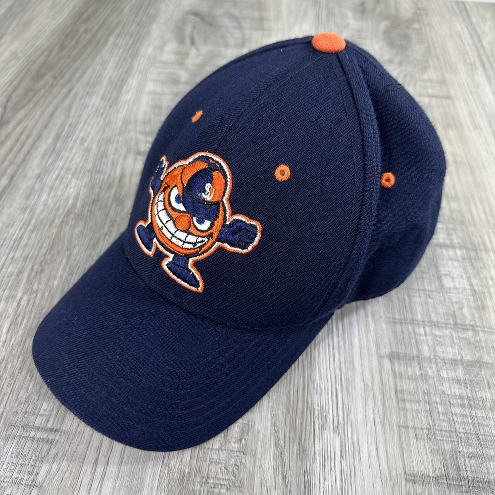 Syracuse Orange NCAA Wool Fitted Baseball Cap for Men Size 6 7/8 Blue by Zephyr