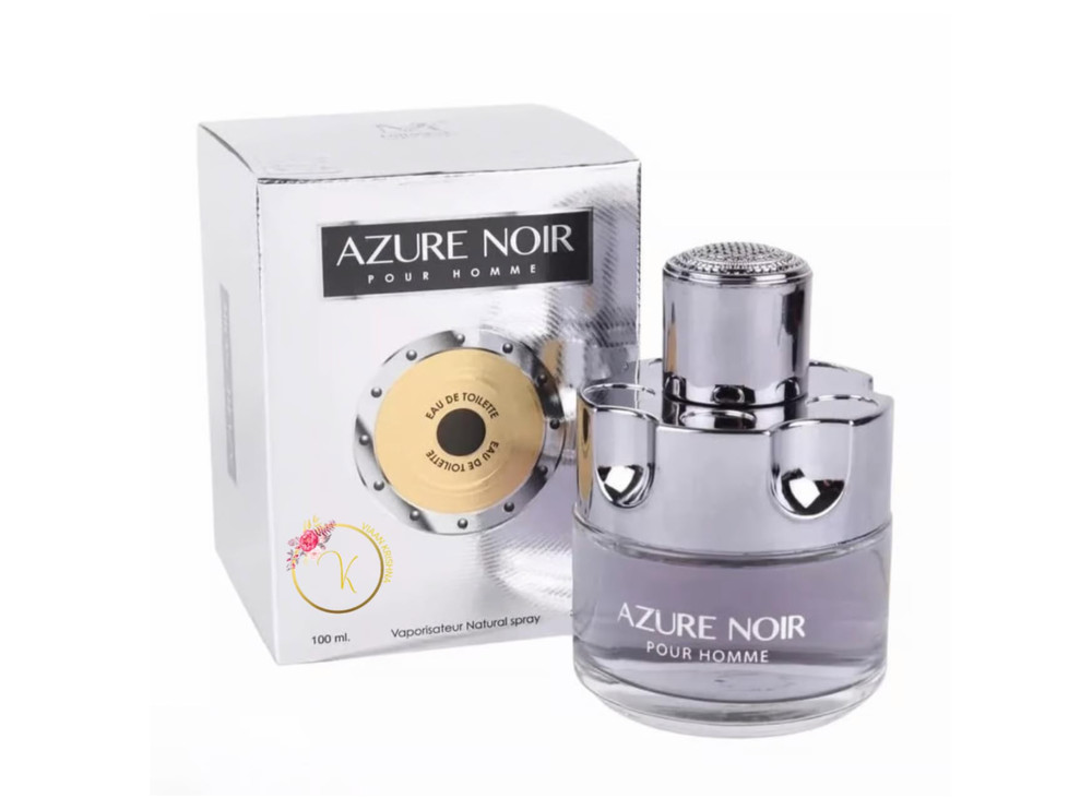 AZURE NOIR POUR HOMME Men’s Cologne 3.4oz Eau De Toilette Long Lasting Spray