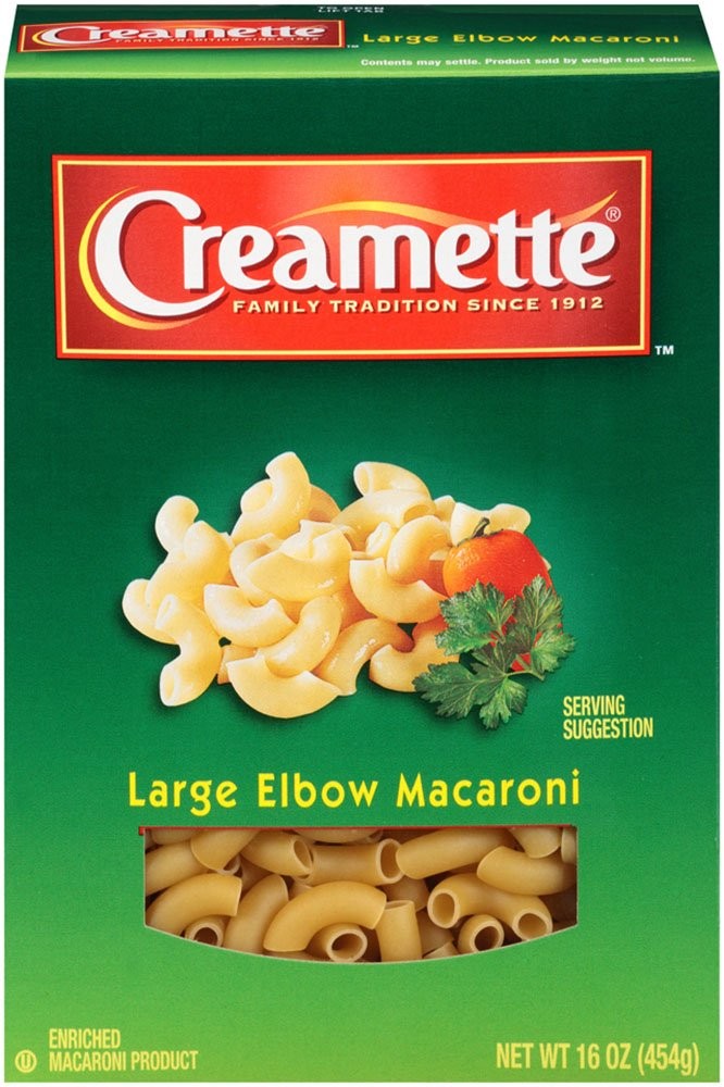 Creamette Large Elbow Macaroni, 16 oz (Pack of 12)