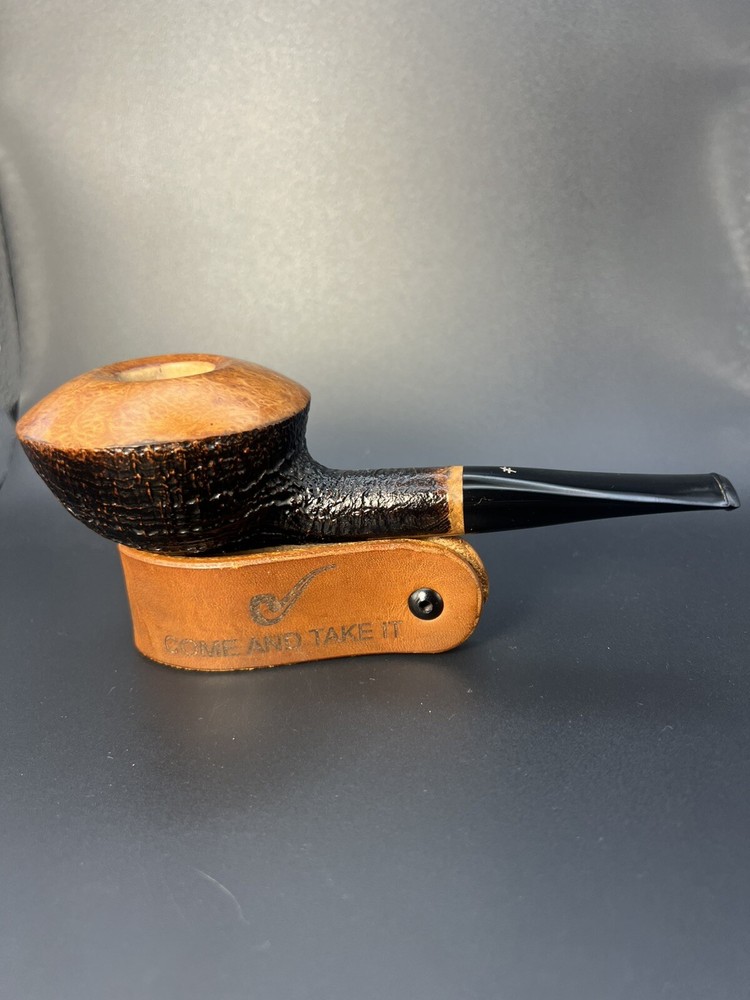 Gianmarco Ago Blasted Saucer Oversized  Tobacco Pipe
