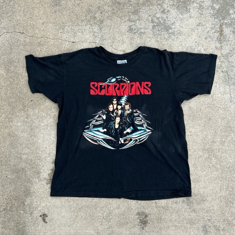 Vintage Scorpions Single Stitch Winterland Rock Express T Shirt
