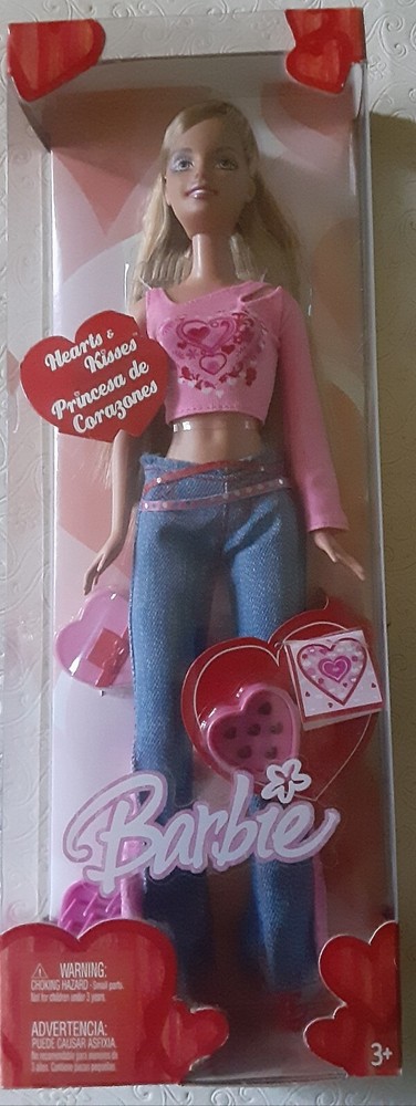 2004 Hearts & Kisses Valentine's Day Barbie #C4479 NIB