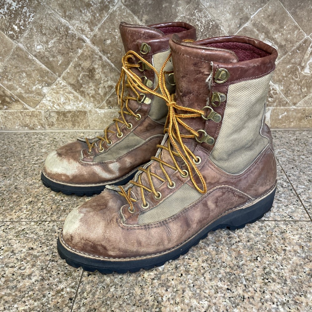 Vintage Danner 6053 Brown Leather Insulated Gore-Tex Work Boots Size 10.5