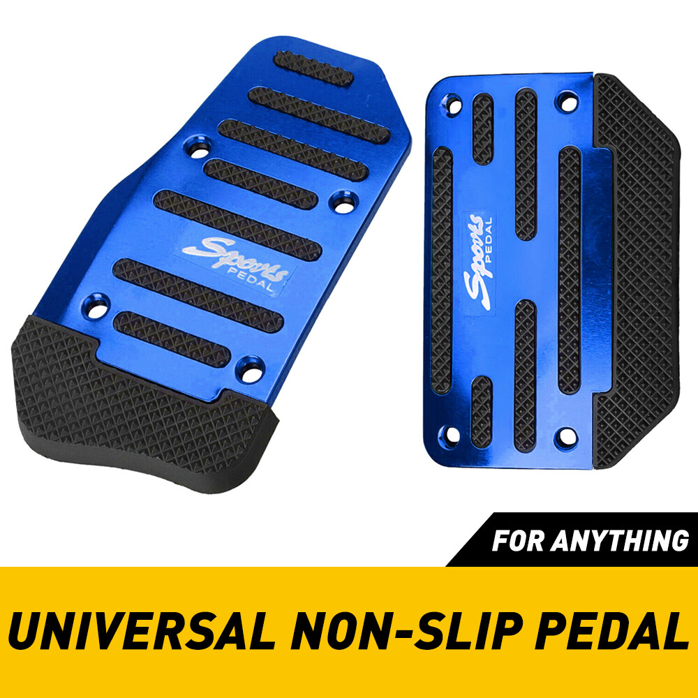 Automatic Gas Brake Foot Pedal Pad Cover Car Auto Accessories Blue Non Slip