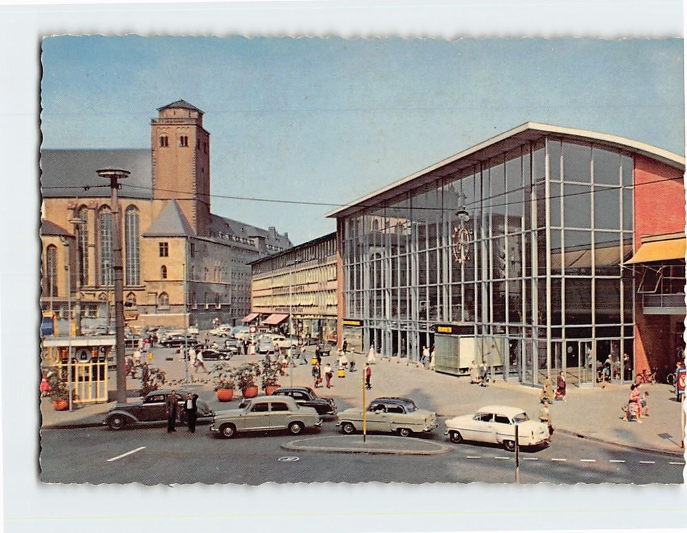 Postcard Hauptbahnhof Cologne Germany