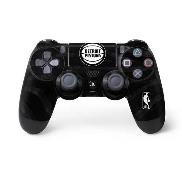 NBA Detroit Pistons PS4 Controller Skin - Detroit Pistons Black Animal Print