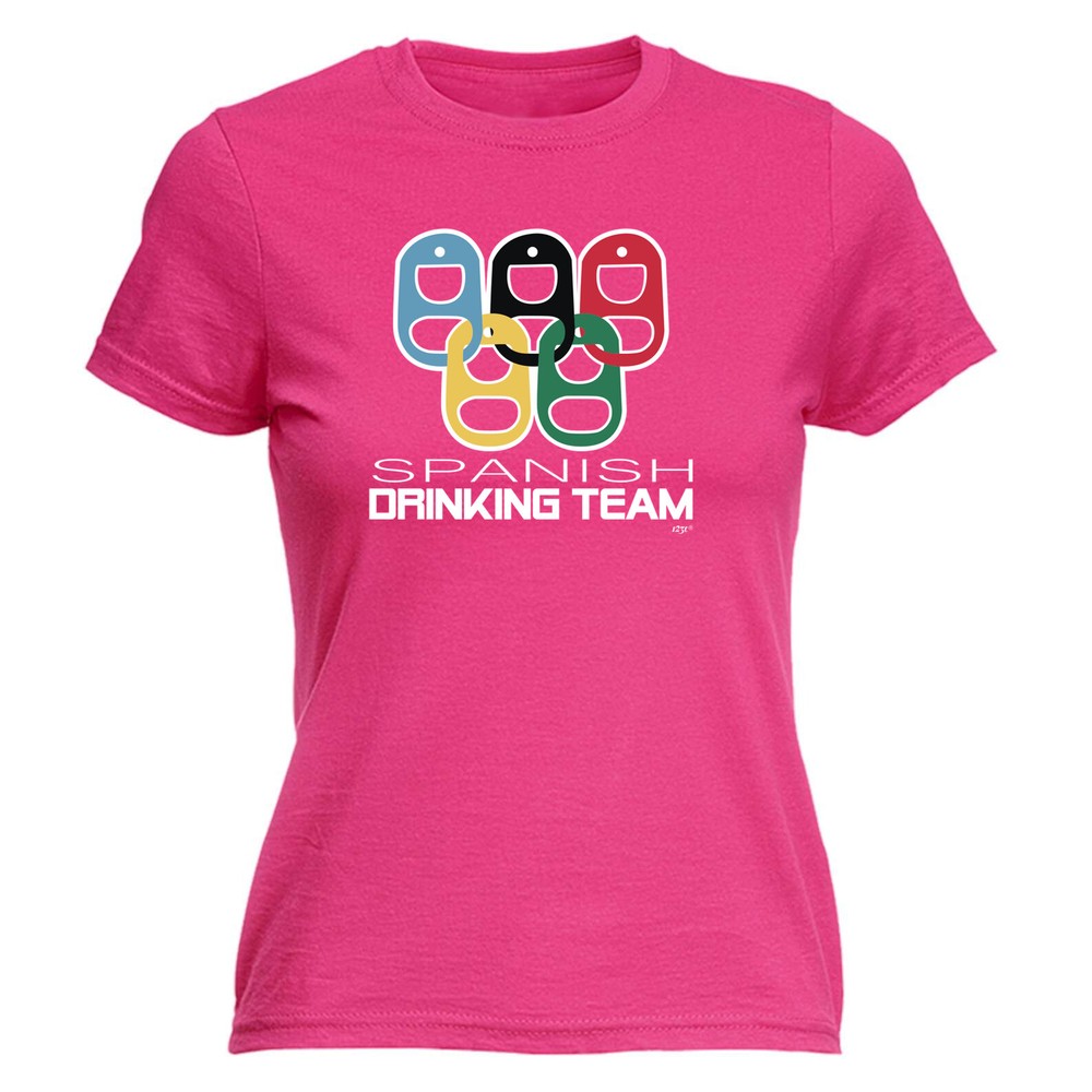 Spanish Drinking Team Rings - Womens T Shirt Funny T-Shirt Novelty gift tshirt