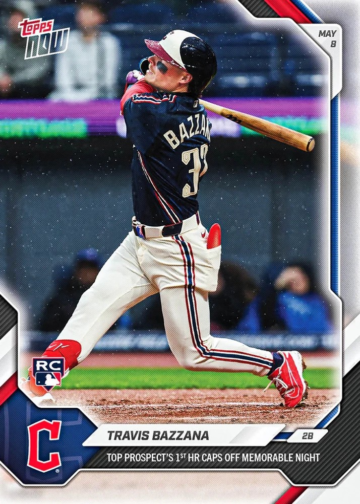 Travis Bazzana RC 1st HR 2026 MLB Topps NOW Card 176