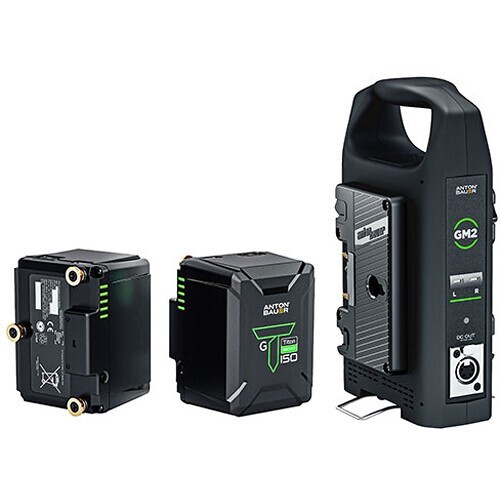 Anton/Bauer Titon Micro 150 Gold Mount Two-Battery Kit with GM2 Charger