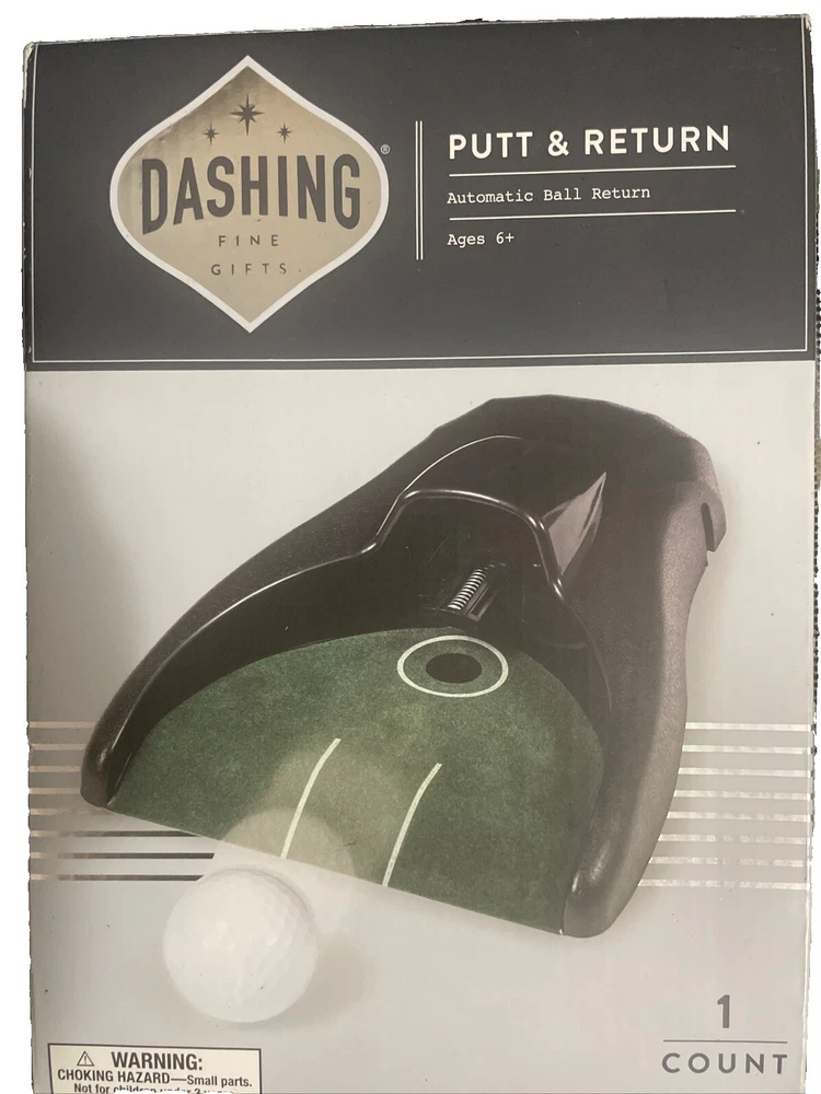 2x DASHING Fine Gifts Golf Putt & Return - Automatic Ball Return