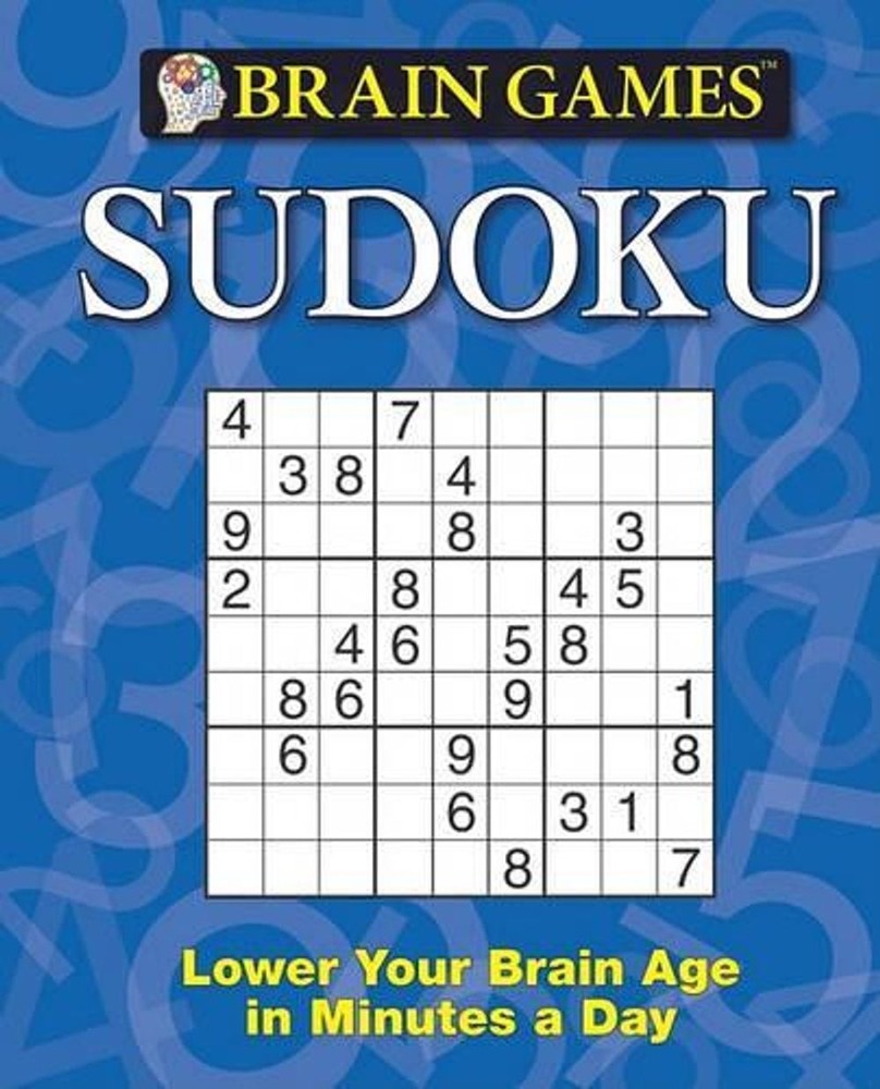 Brain Games - Sudoku #1 by Publications International Ltd (English) Spiral Book