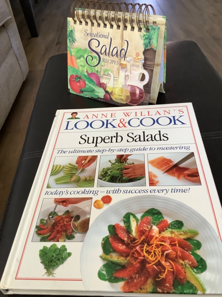 Salads Lot of 2 A Willan & L Henderson Look & Cook Superb & Sensational Salads