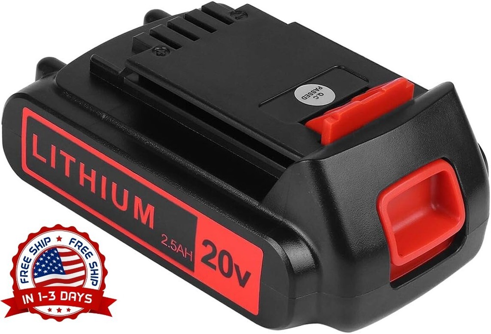 20V 2.5Ah High-Capacity Replacement Battery Pack for Power Tools