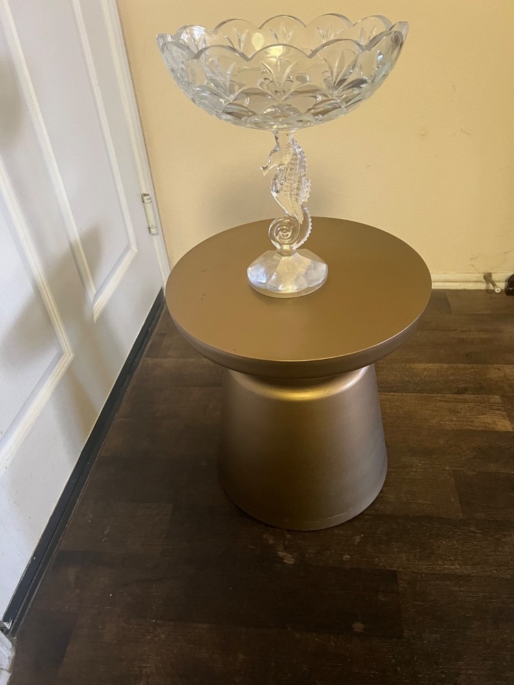 Waterford Seahorse Crystal Pedestal Bowl - 12.5