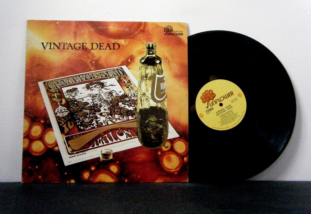 GRATEFUL DEAD LP Vintage Dead Live Avalon Ballroom SF 1966  Sunflower  vinyl