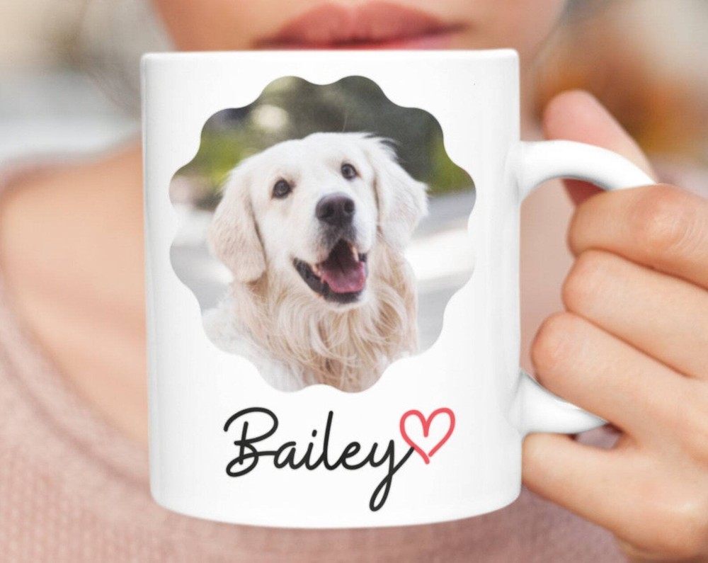 Dog Coffee Mug Dog Lover Cup Dog Dad Mug Custom Dog Photo Mug Dog Mom Mug