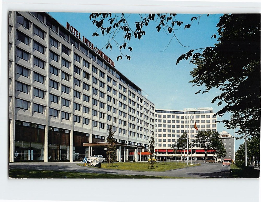 Postcard Hotel Intercontinental & Hesperia Helsinki Finland