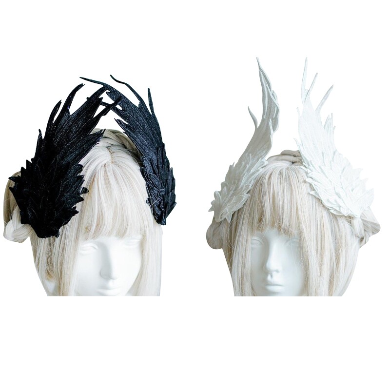 Gothic Wing Hair Clips Barrette Elegant Hairpin Headwear  