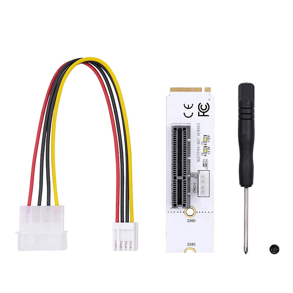 High Speed NGFF M.2 PCIe 4X Riser Card 4.0GB/s Speed Win Linux Compatible