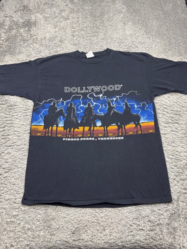 Vtg Dollywood Shirt Adult 2XL Dolly Parton Tennessee Western Heavyweight 1994
