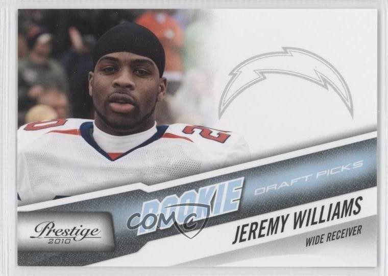 2010 Playoff Prestige Draft Picks Light Blue /999 Jeremy williams Rookie RC 0w8Fulfilled by COMC - World’s largest consignment service