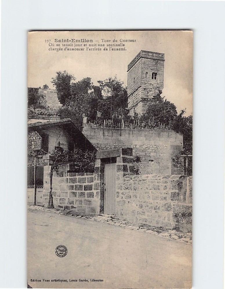 Postcard Tour du Guet Saint-Émilion France