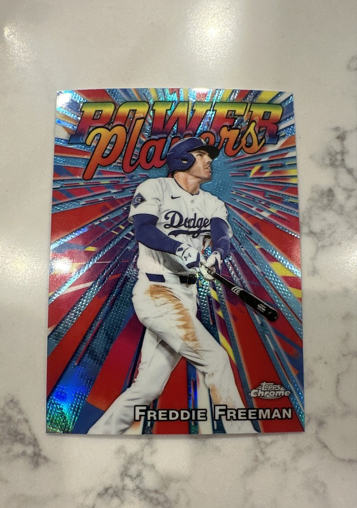 2025 Topps Chrome Update Series - Power Players Freddie Freeman #PP-40