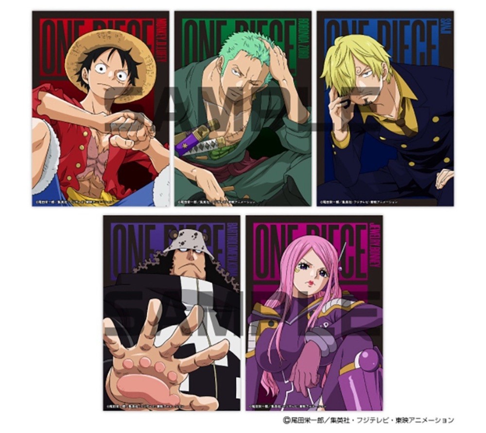 One Piece 2026 Jump Festa “Candid” Bromide A Set 5 Cards JF Ltd Unopened