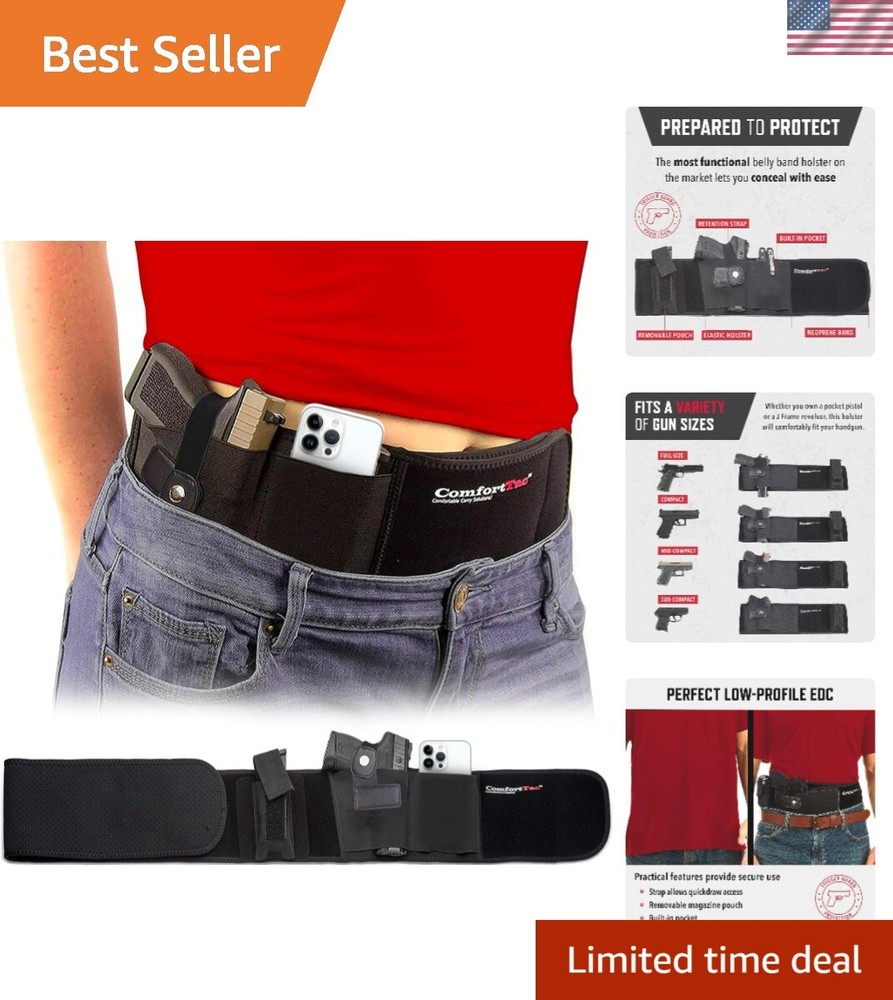 Belly Band Holster for Men and Women - Gun Holster by , Fits Smith and Wesson...