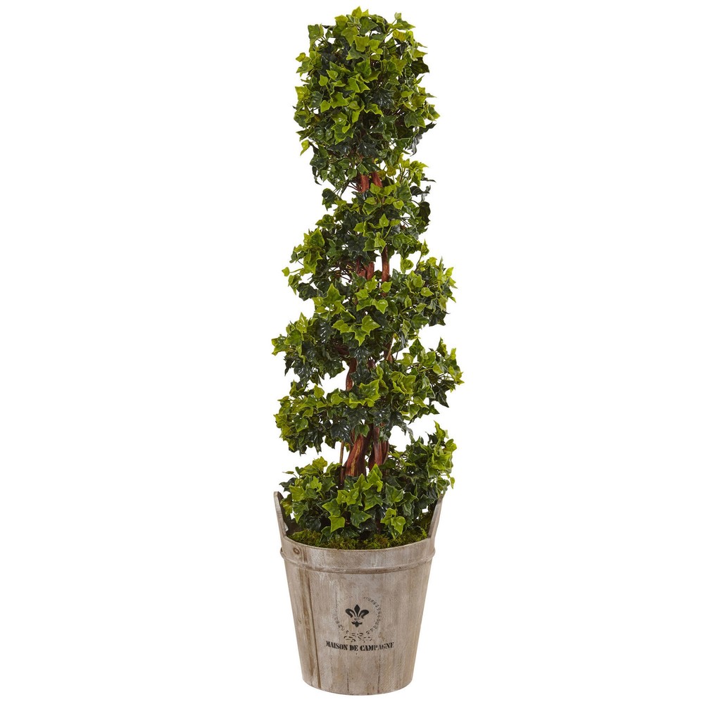 Nearly Natural 4ft Silk English Ivy Artificial Plant for Indoor Outdoor Decor  
