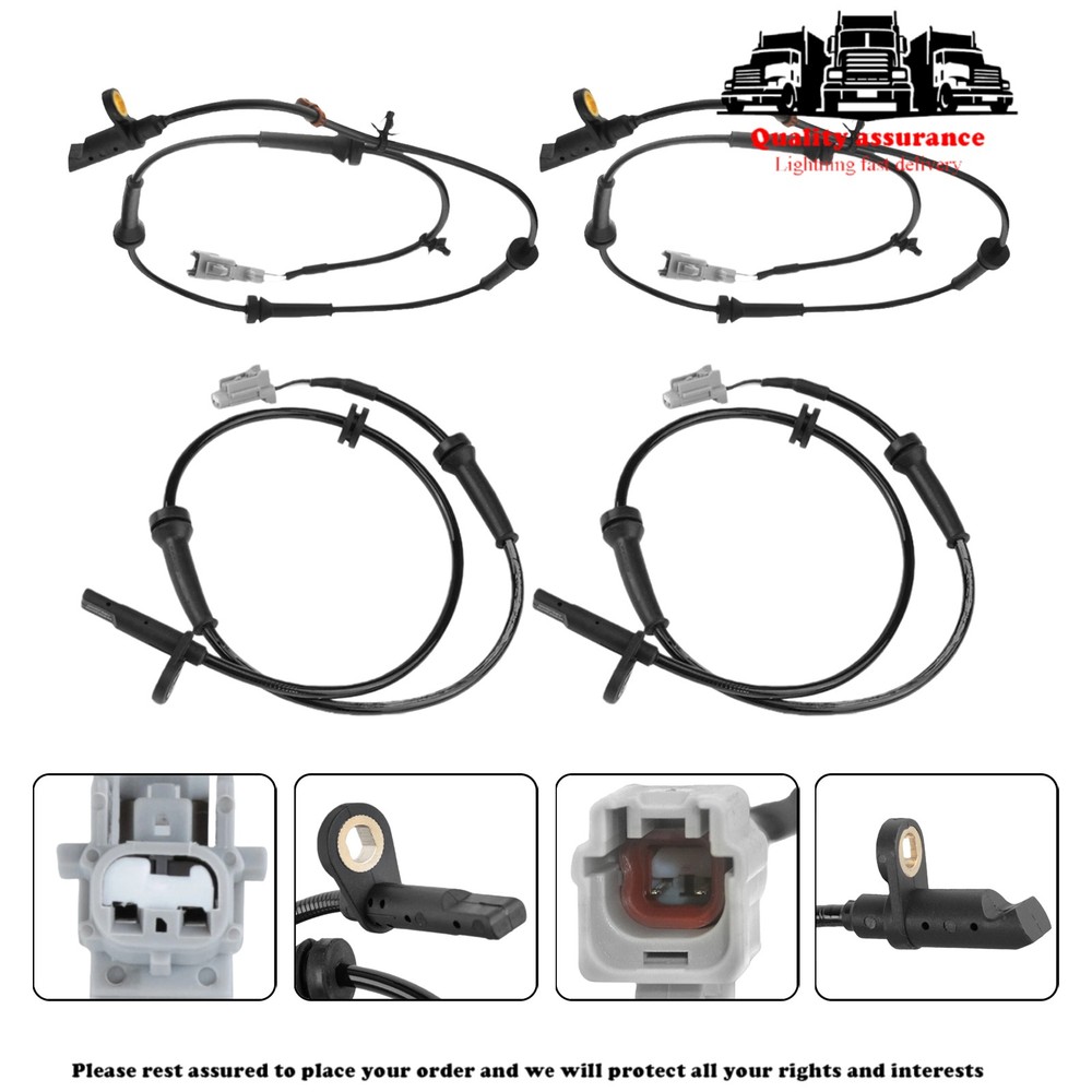For Nissan Rogue 2008-15 2.5L 4xFront & Rear Left & Right ABS Speed Sensor NEW