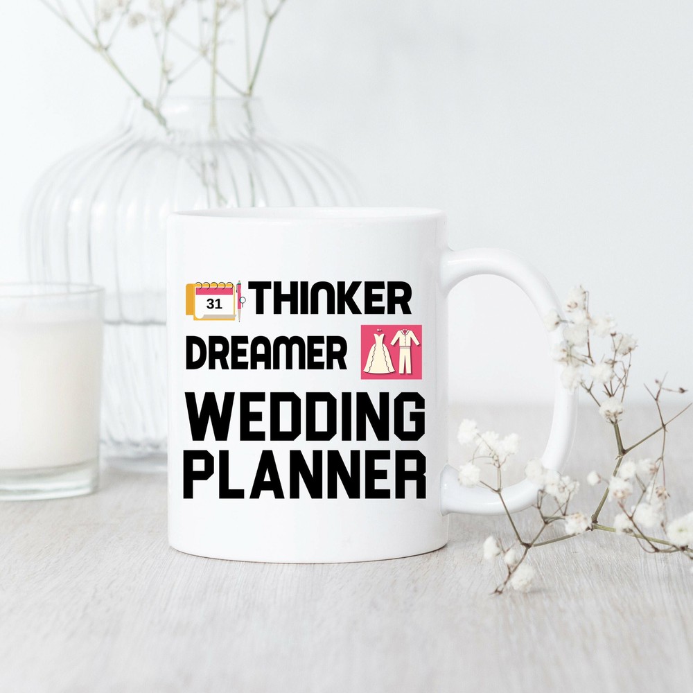 Thinker Dreamer Wedding Planner Mug Wedding Planner Mug Wedding Planner Gift