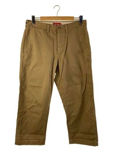SUPREME Straight pants 32 cotton BEG