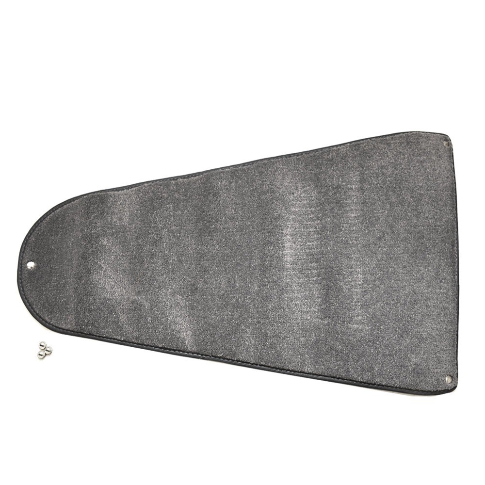 Malibu Boat Snap-In Carpet Mat 32.25 x 19.25 Inch Gray 5689186