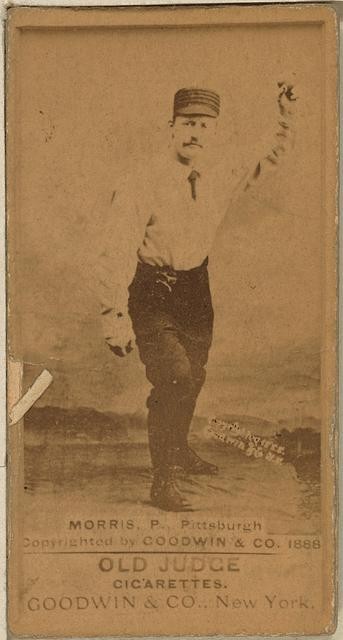 Photo:Ed Morris, Pittsburgh Alleghenys, baseball photo,1887