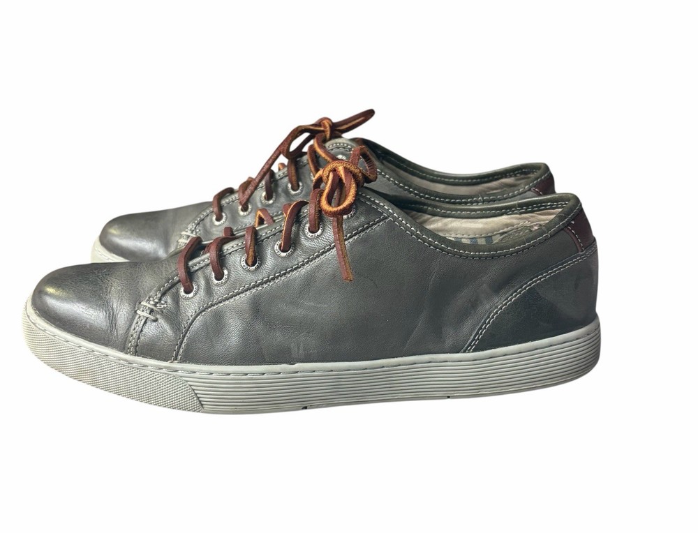 Men’s Sperry Gold Cup Victura Shoes Gray Leather Low Top Casual Sneakers 10.5 M