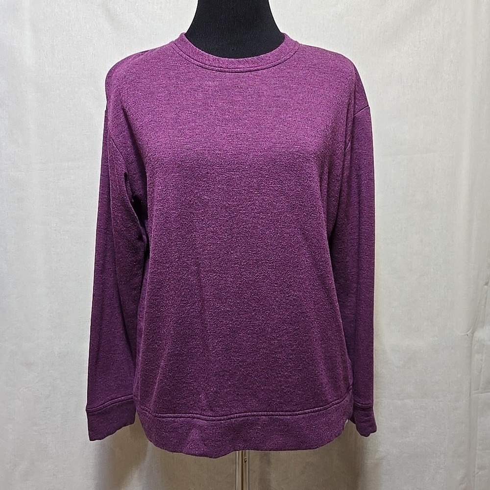 Women’s Orvis Purple Crewneck Soft Sweatshirt Size Small Warm Comfy Soft Active