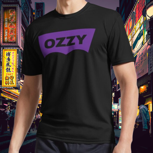Ozzy old school denim Active Logo T-Shirt Funny Size S to 5XL