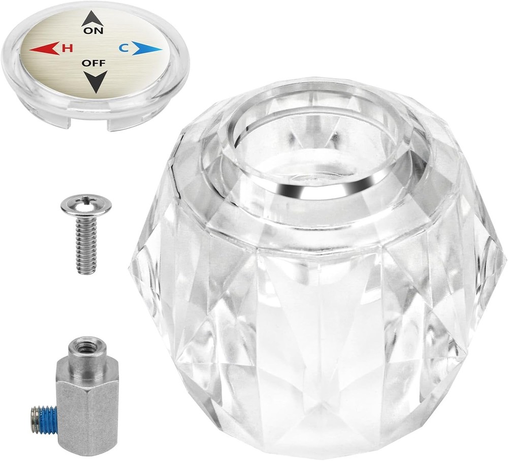 Delta Peerless RP41661 White Replacement Shower Faucet Handle Single