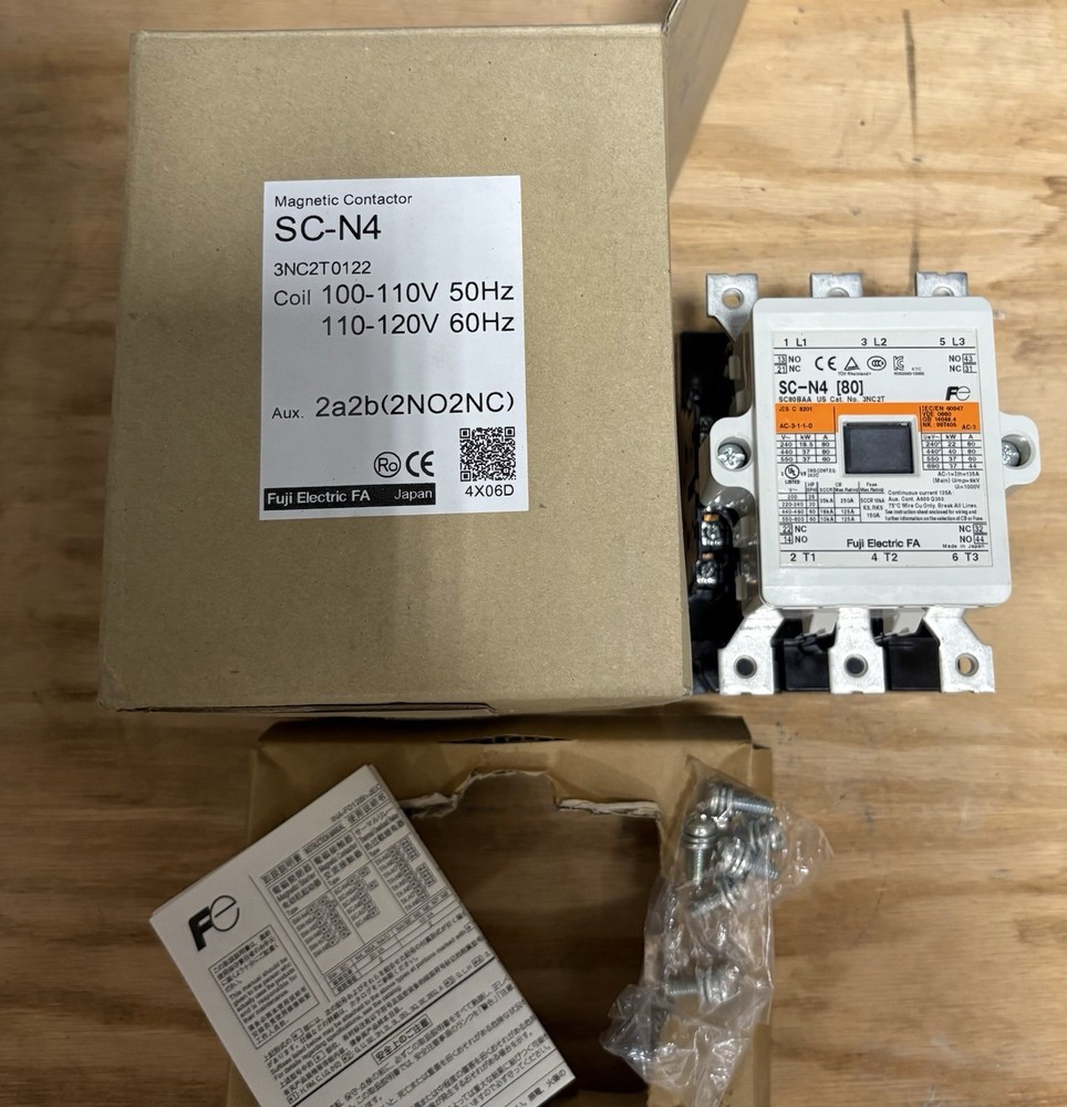 NEW Fuji Electric SC-N4 SC80BAA-H22 100-110V AC Contactor Coil
